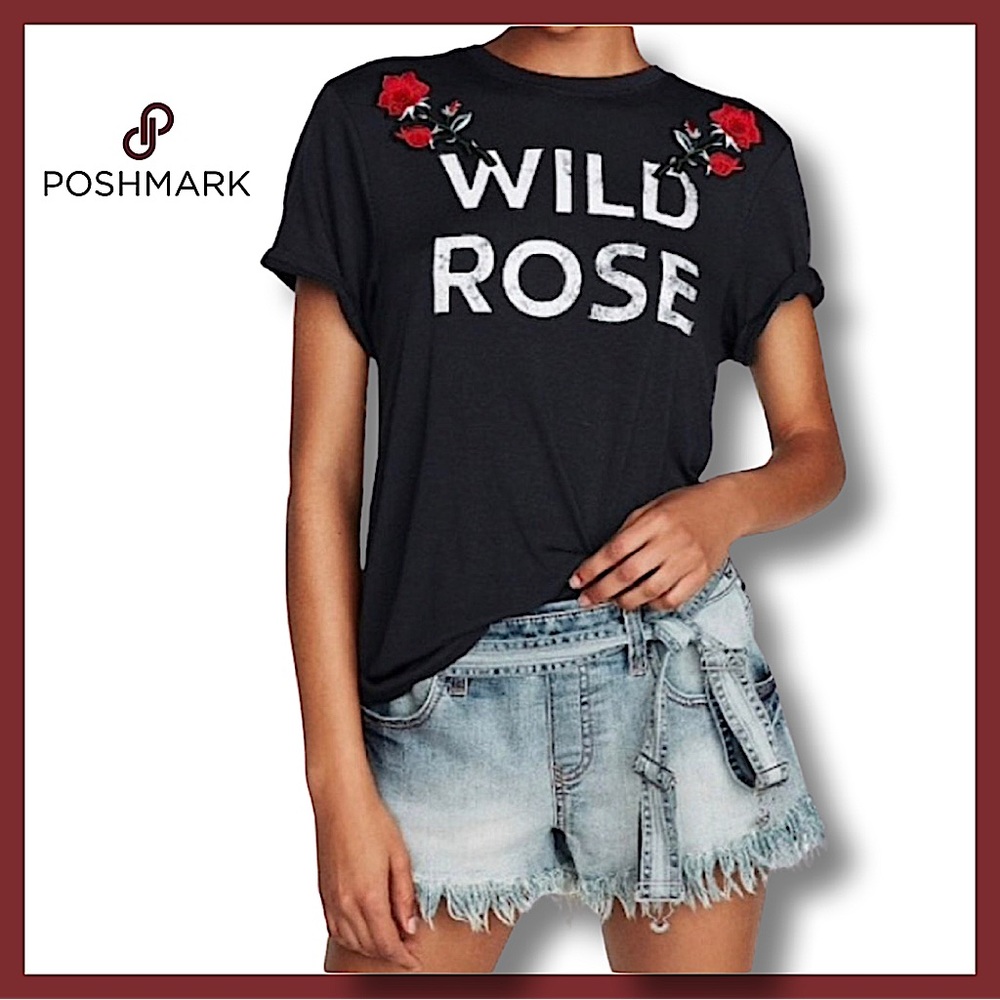 EXPRESS WILD ROSE T-SHIRT SIZE S